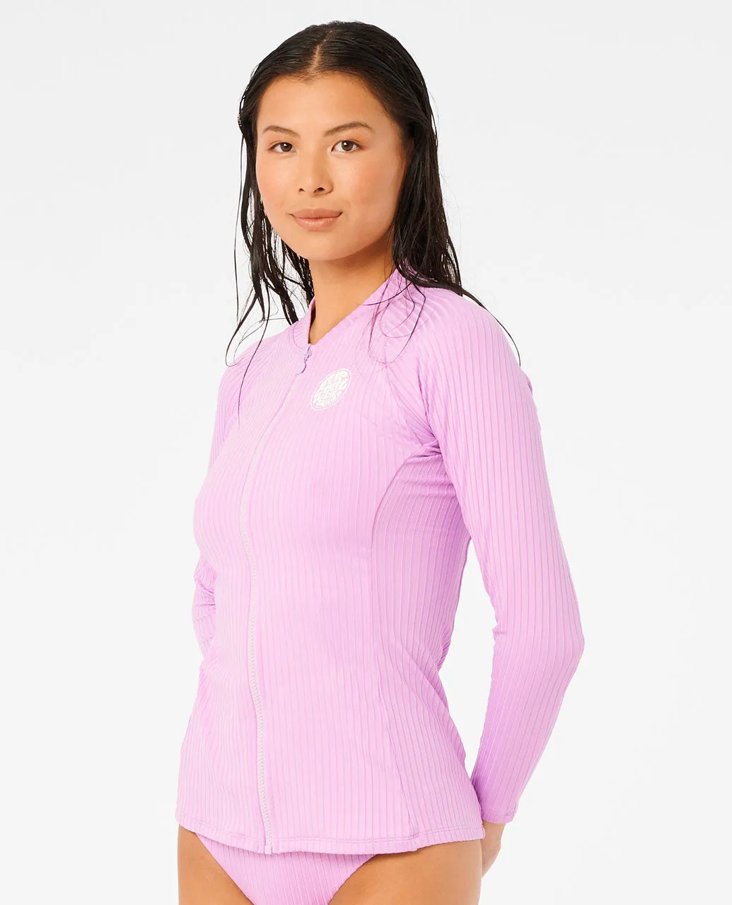 Premium Surf Zip Through Long Sleeve UV Rash Vest