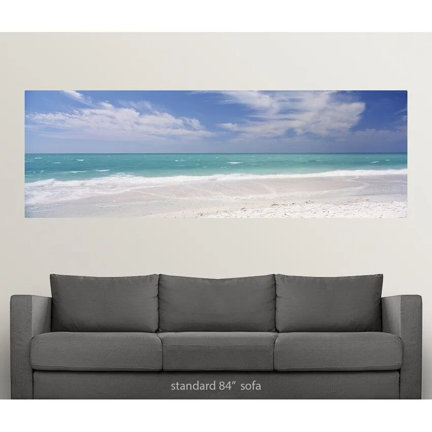 "Clouds over the sea, Lido Beach, St. Armands Key, Gulf of Mexico, Florida" Poster Print - Multi