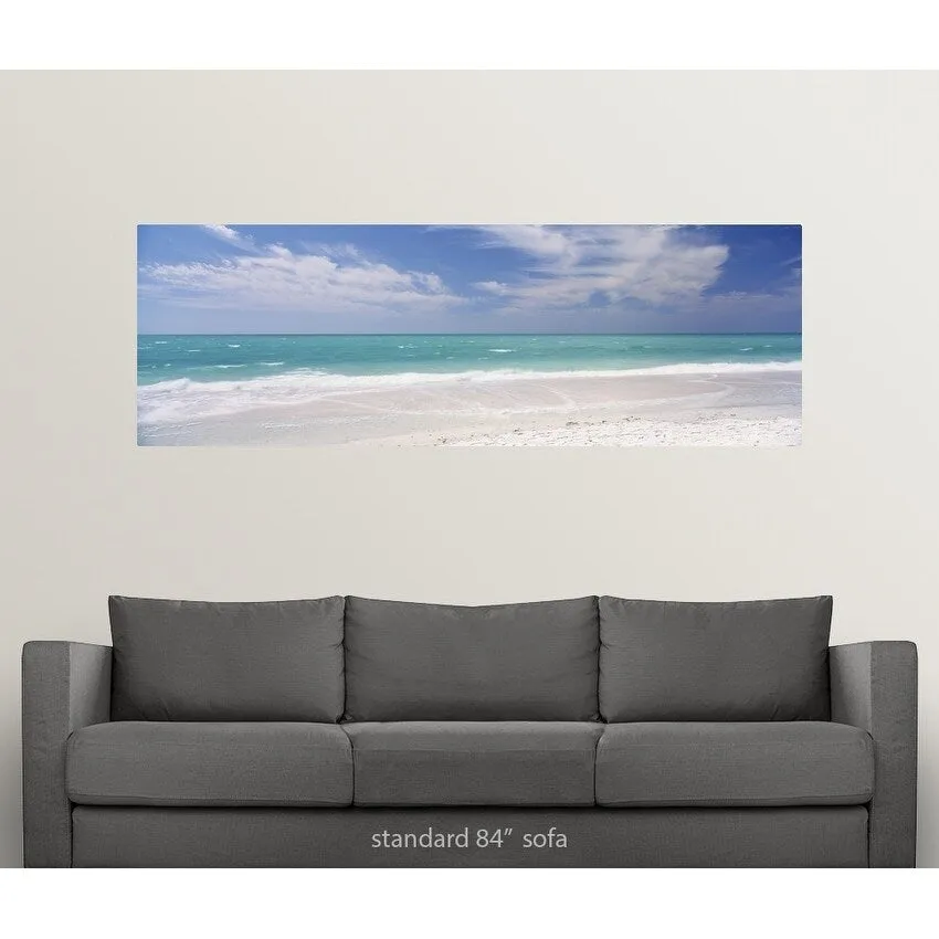 "Clouds over the sea, Lido Beach, St. Armands Key, Gulf of Mexico, Florida" Poster Print - Multi