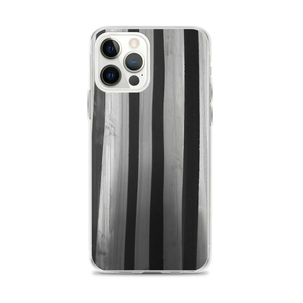 "Striped Asylum Wallpaper" iPhone Case