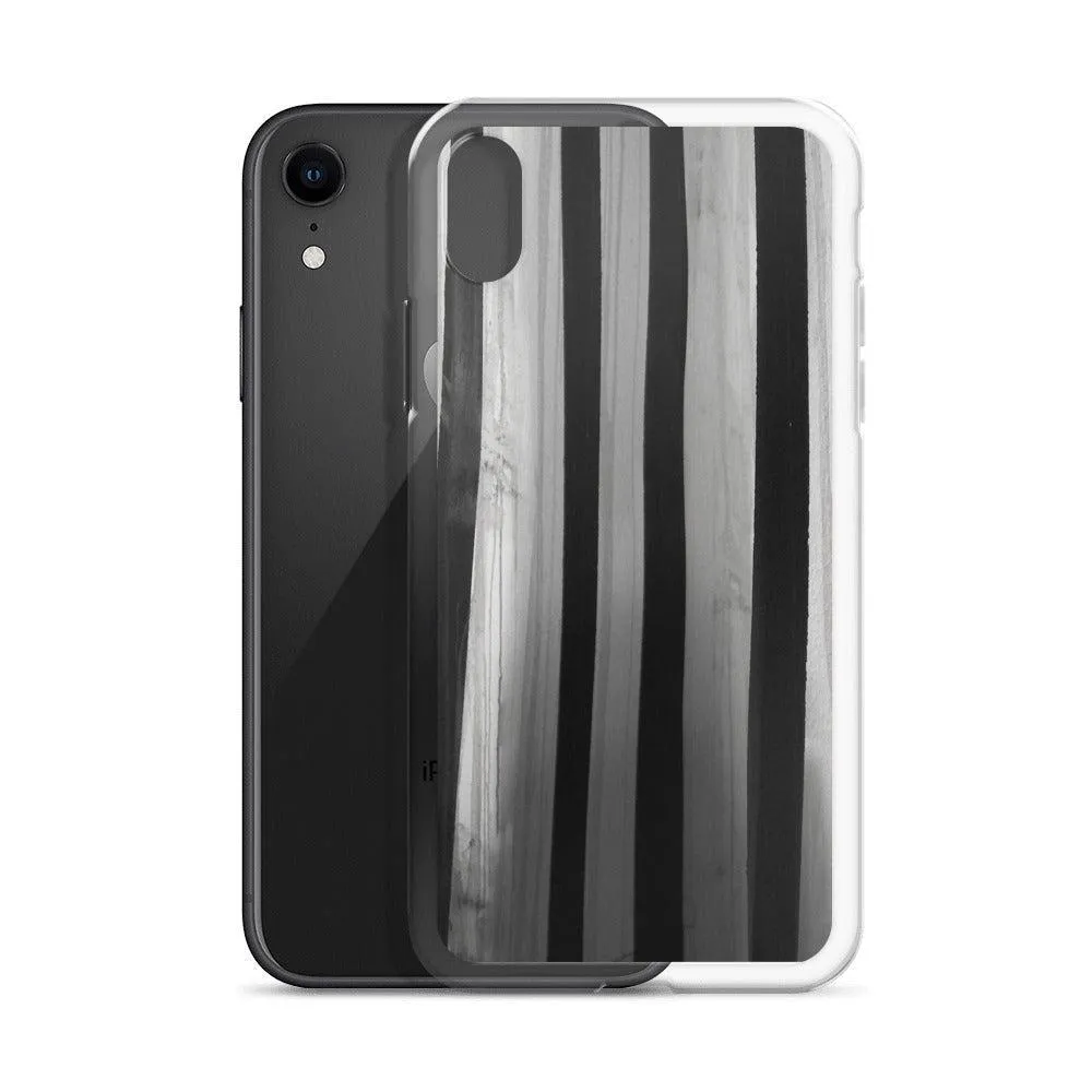 "Striped Asylum Wallpaper" iPhone Case