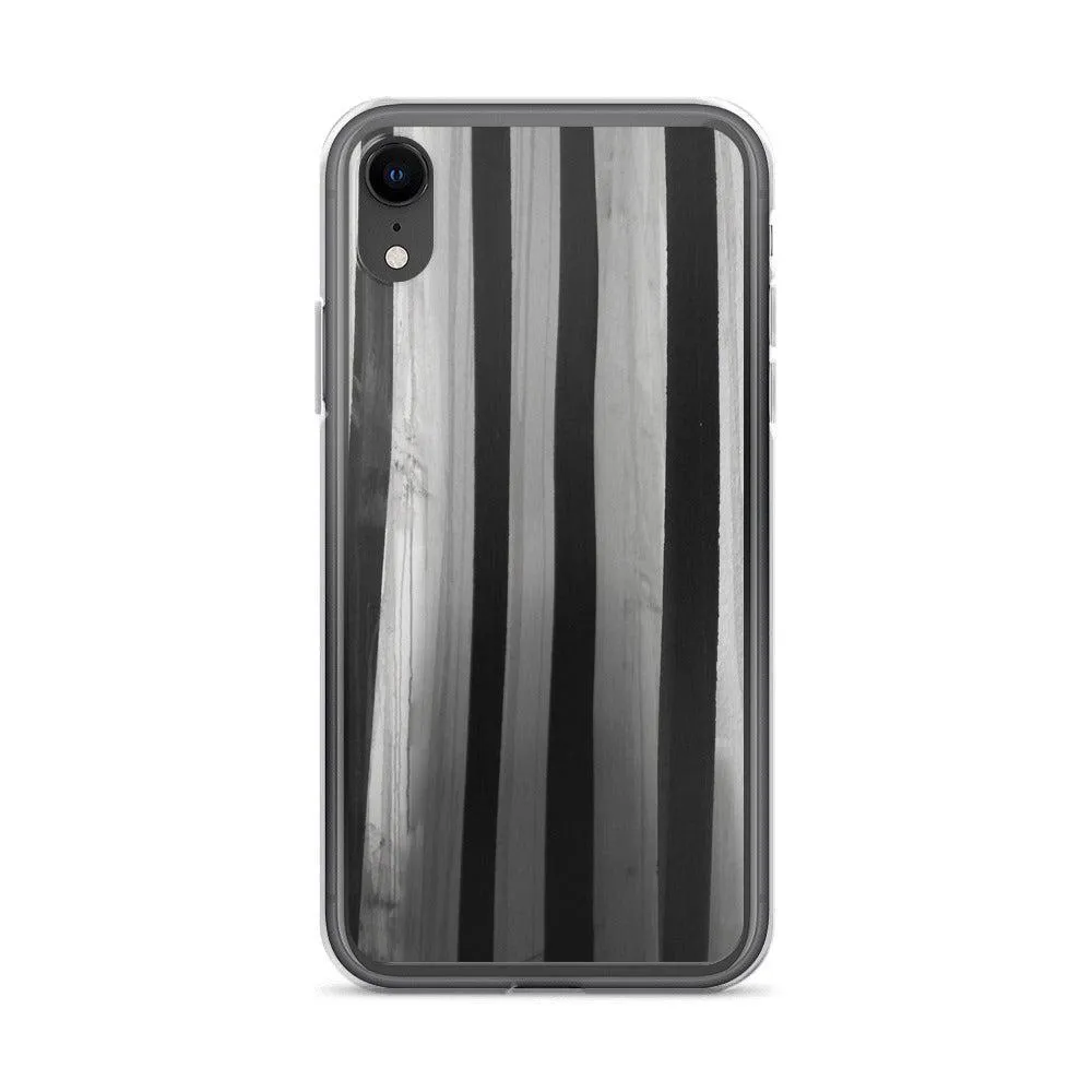 "Striped Asylum Wallpaper" iPhone Case