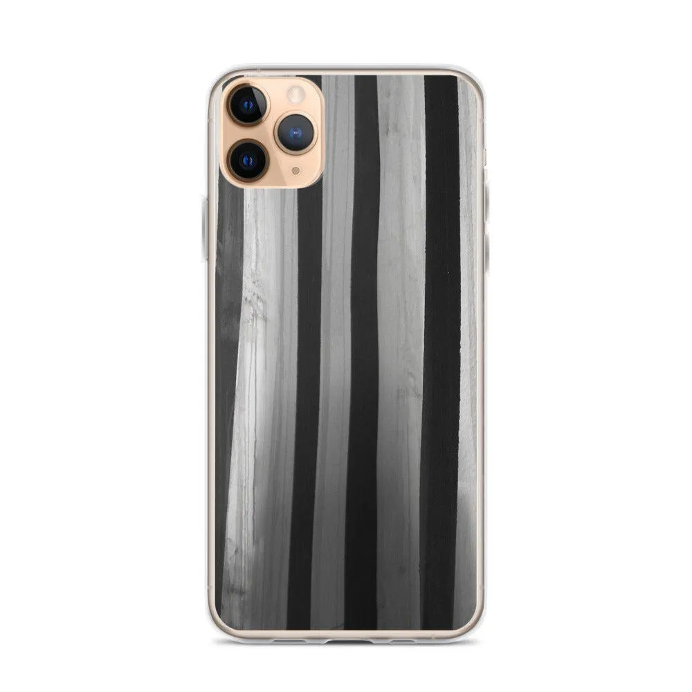 "Striped Asylum Wallpaper" iPhone Case