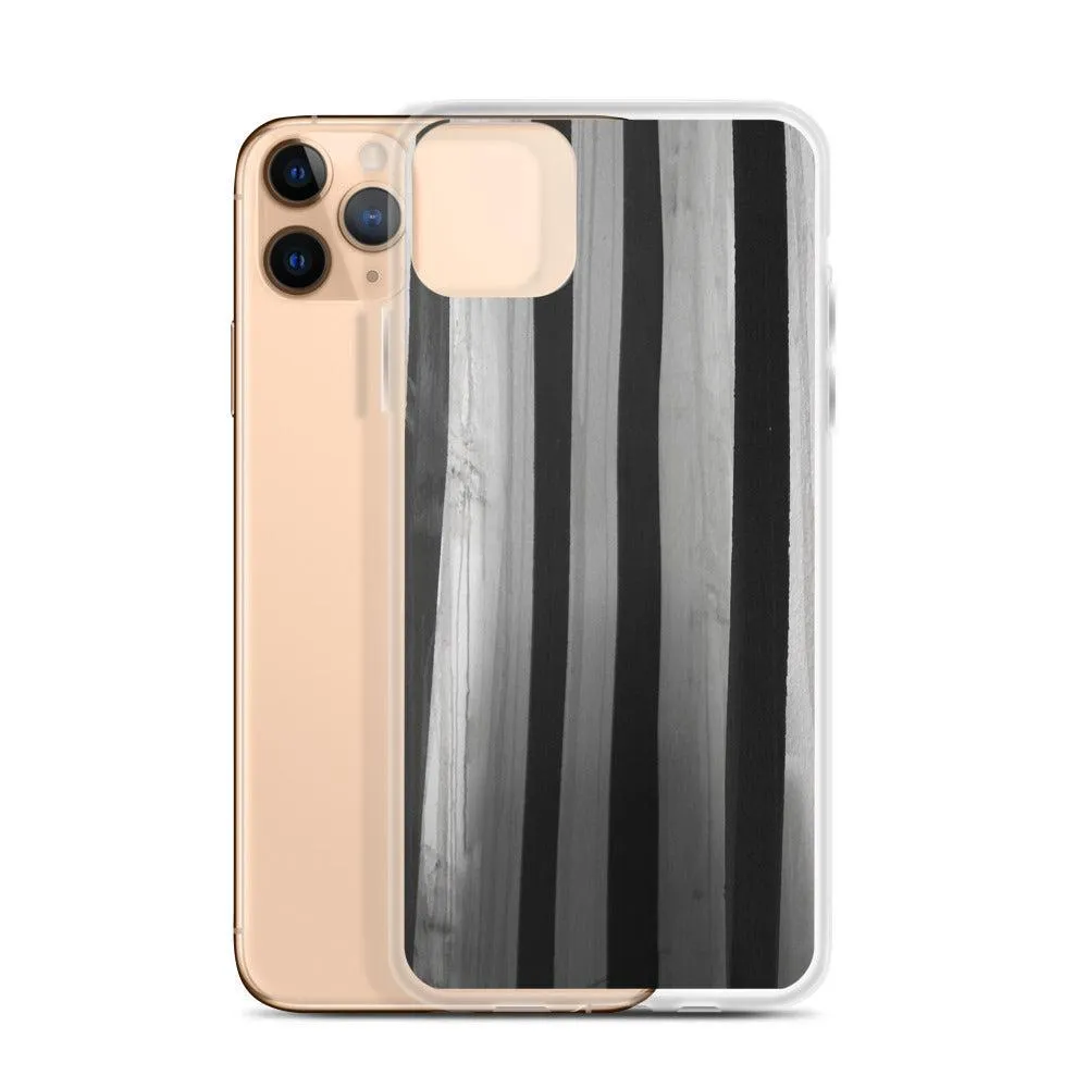 "Striped Asylum Wallpaper" iPhone Case