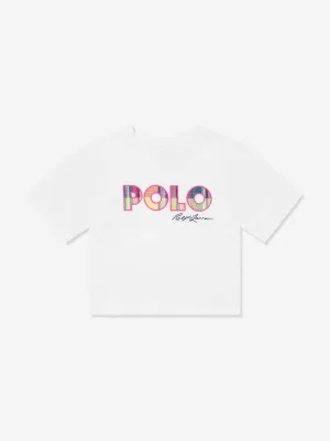 Ralph Lauren Girl Polo T-Shirt in White