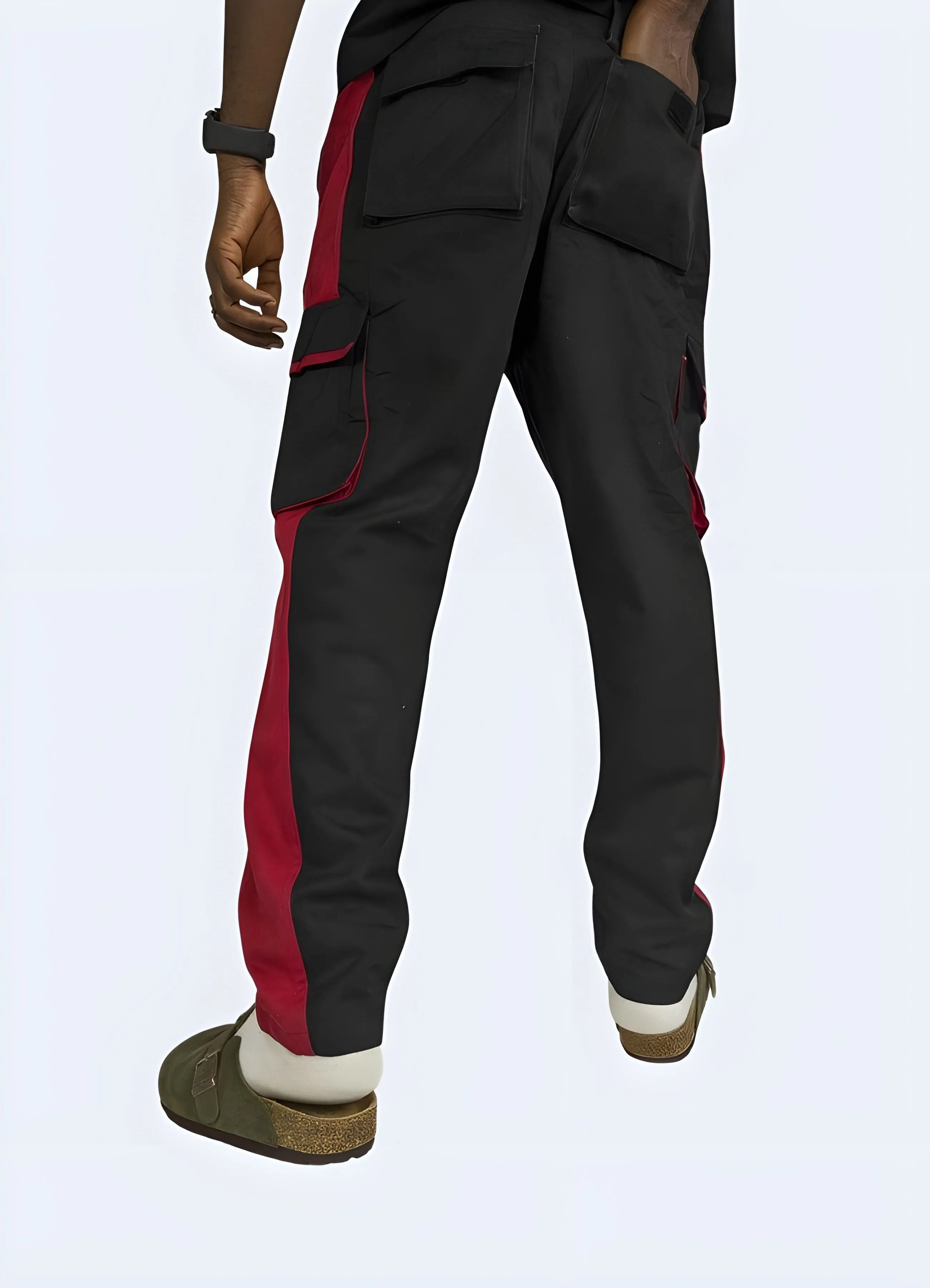 Red Techwear Pants