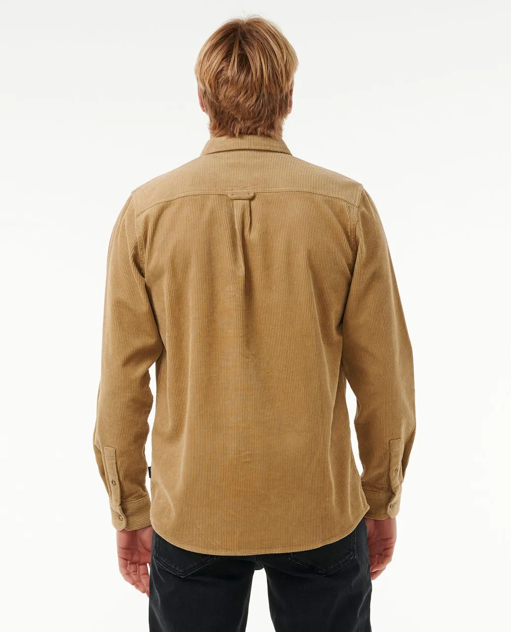 Rip Curl Classic Surf Cord L/S Shirt-Dark Khaki