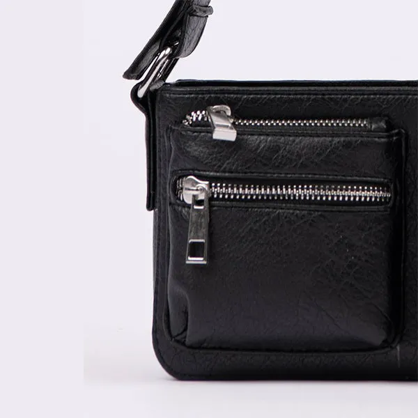 Rusty Destiny Crossbody Bag - Black