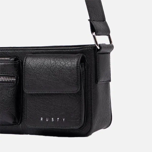 Rusty Destiny Crossbody Bag - Black