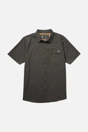 SALTY CREW OFFSHORE SS TECH WOVEN - CHARCOAL