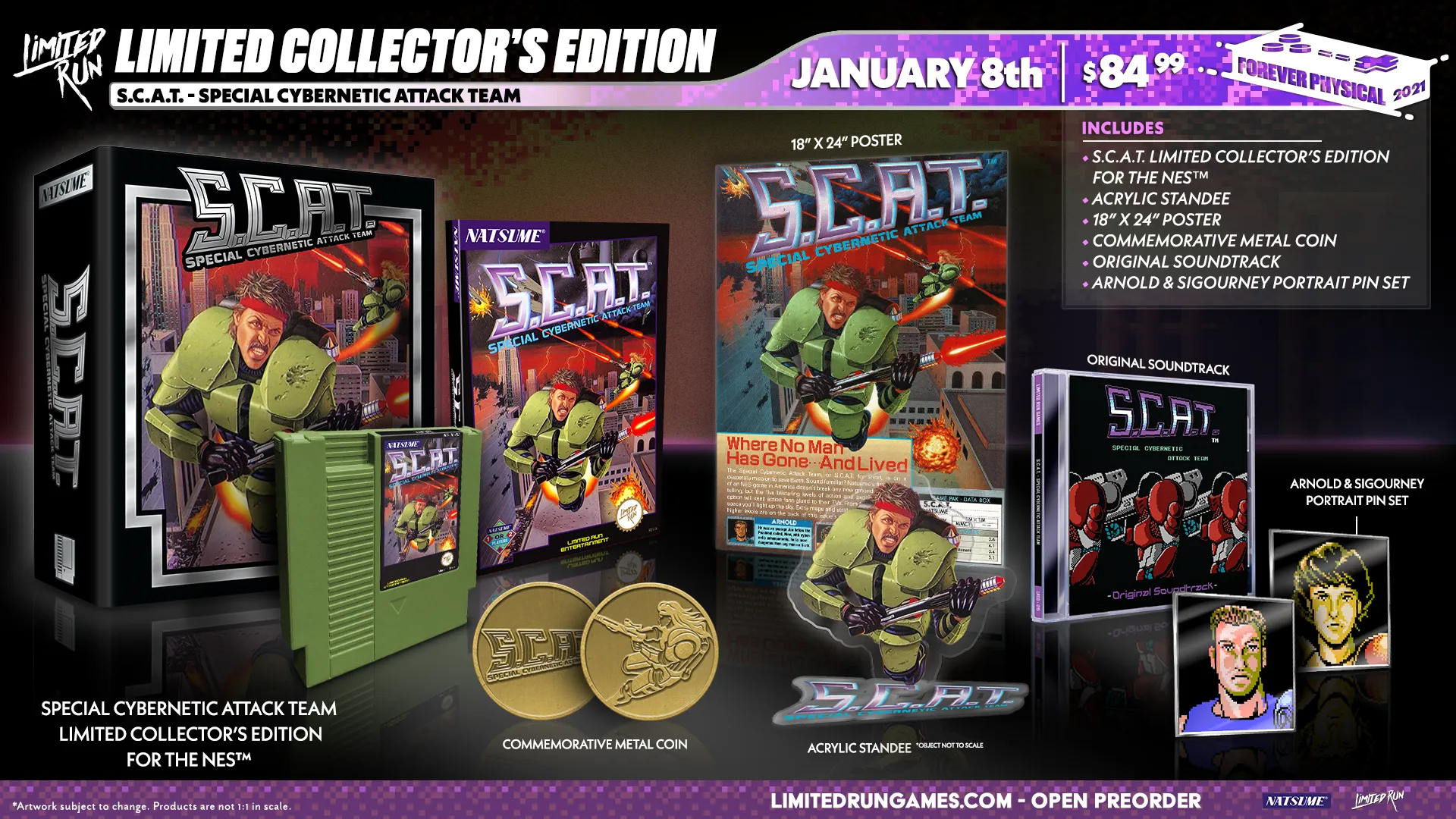 S.C.A.T.: Special Cybernetic Attack Team Collector's Edition (NES)