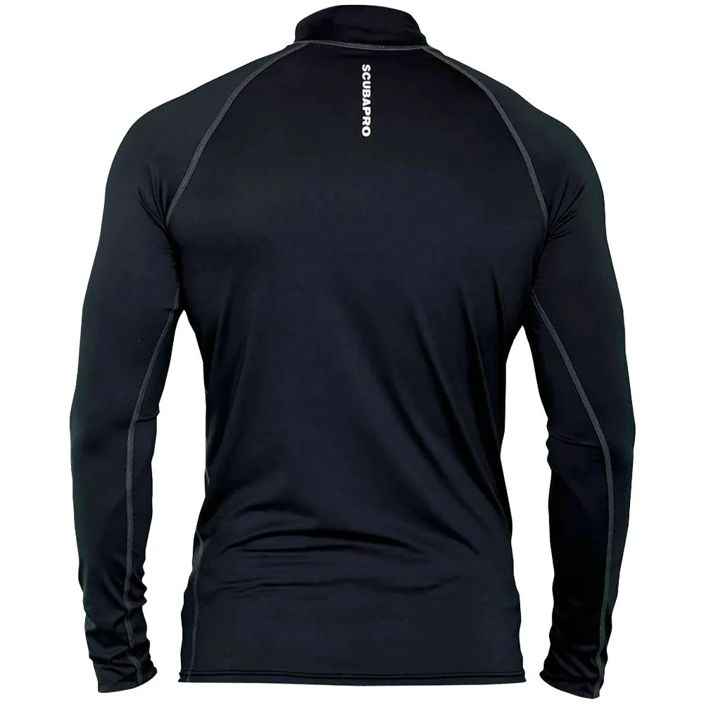 Scubapro UPF50 Long Sleeve Rash Guard - Mens Black