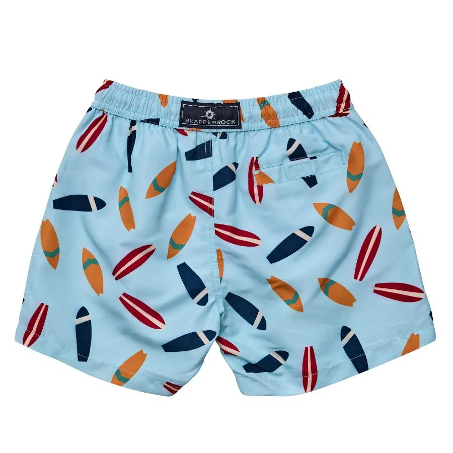 Snapper Rock Mens Retro Surf Volley Board Short M90059 - Blue