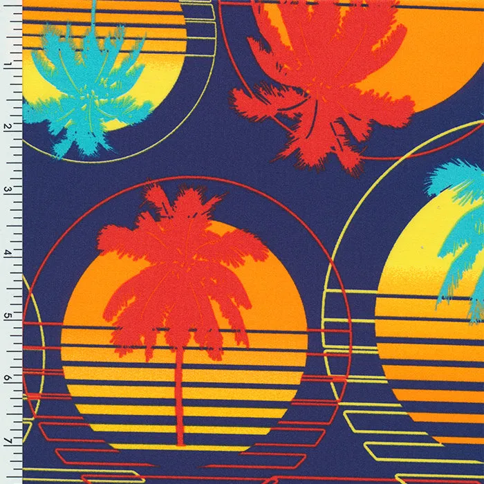 SP-GG7203 Brazilian Design "Sunrise and Palms"