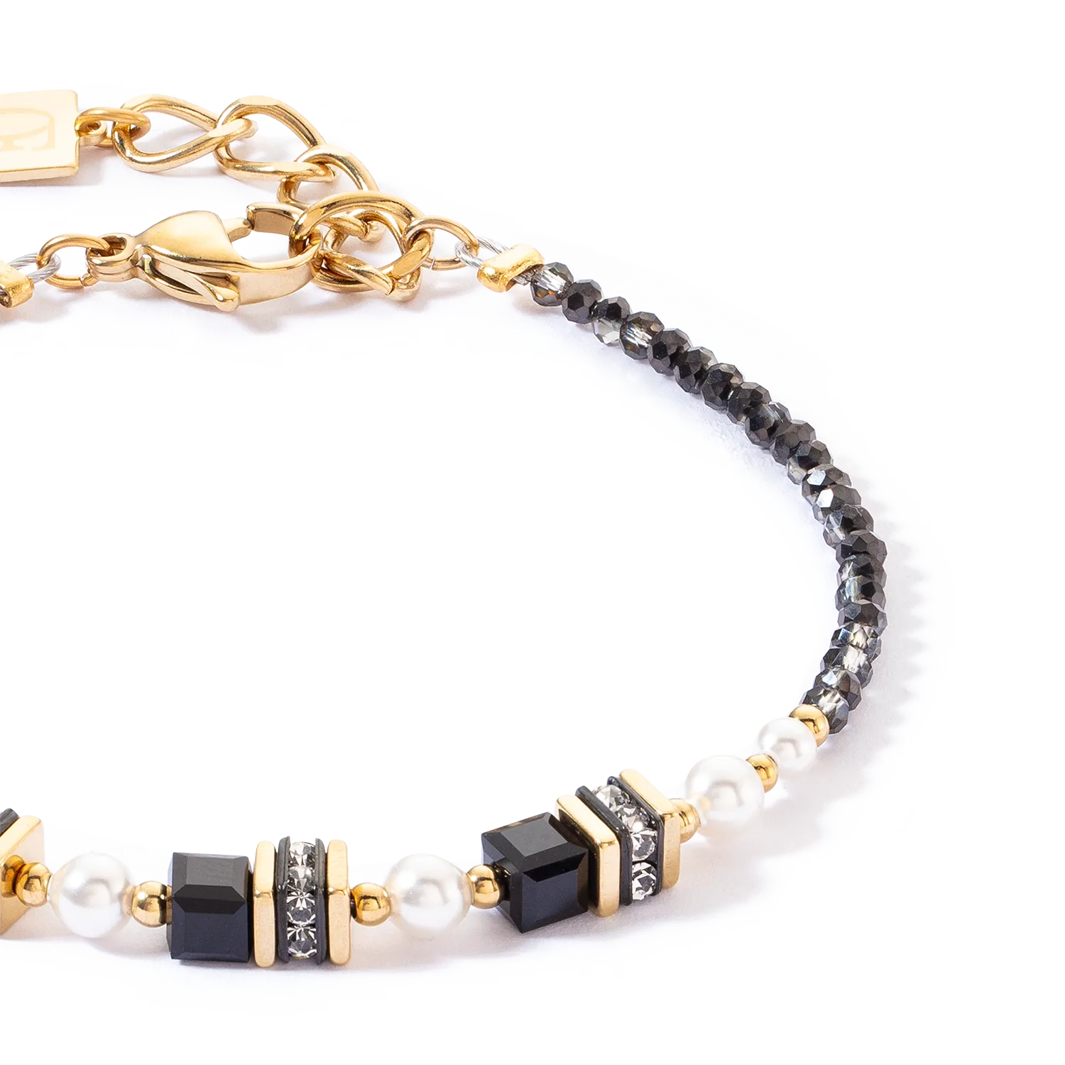 Sparkling Princess bracelet gold-black