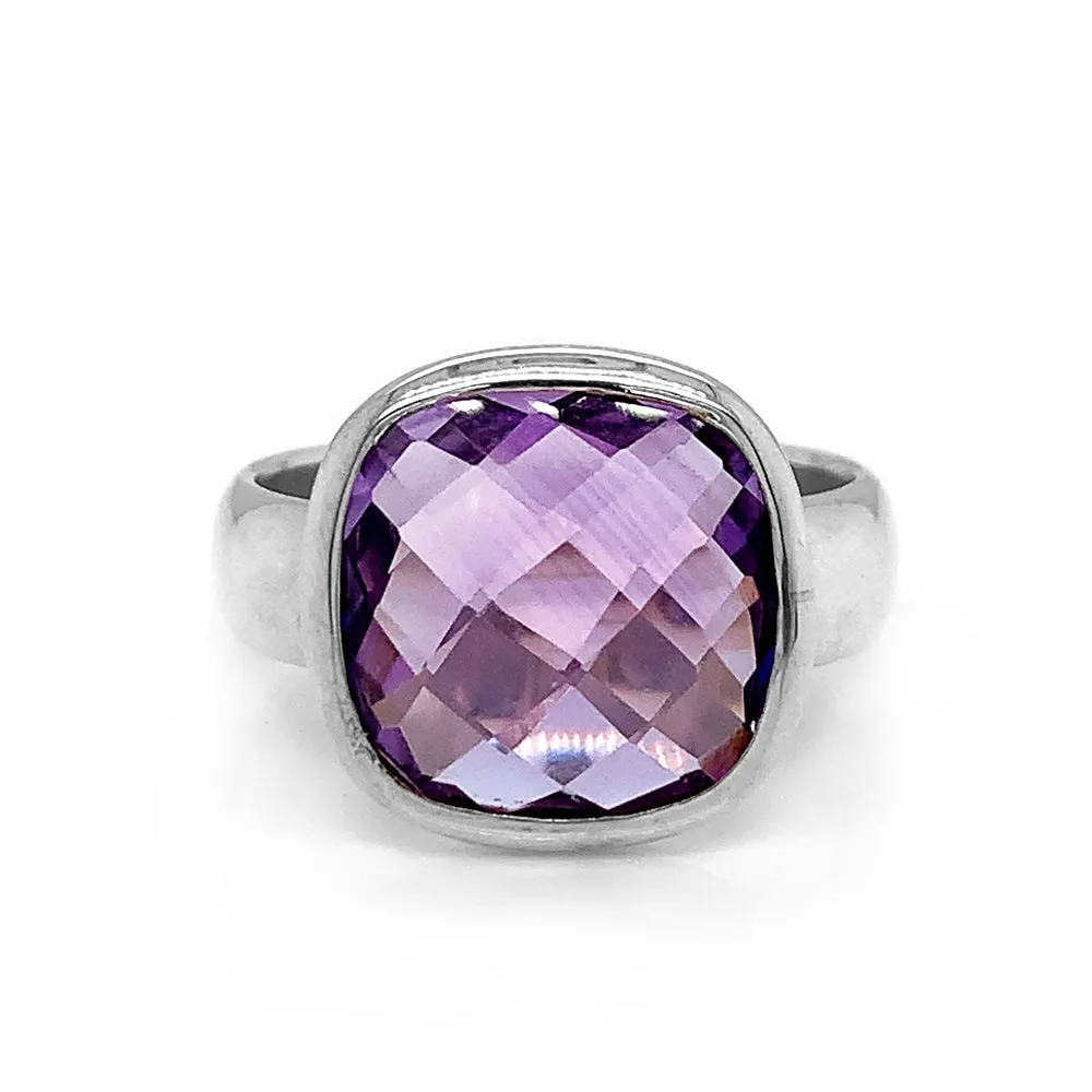 Sterling Silver Amethyst Ring - "Berry Beautiful"