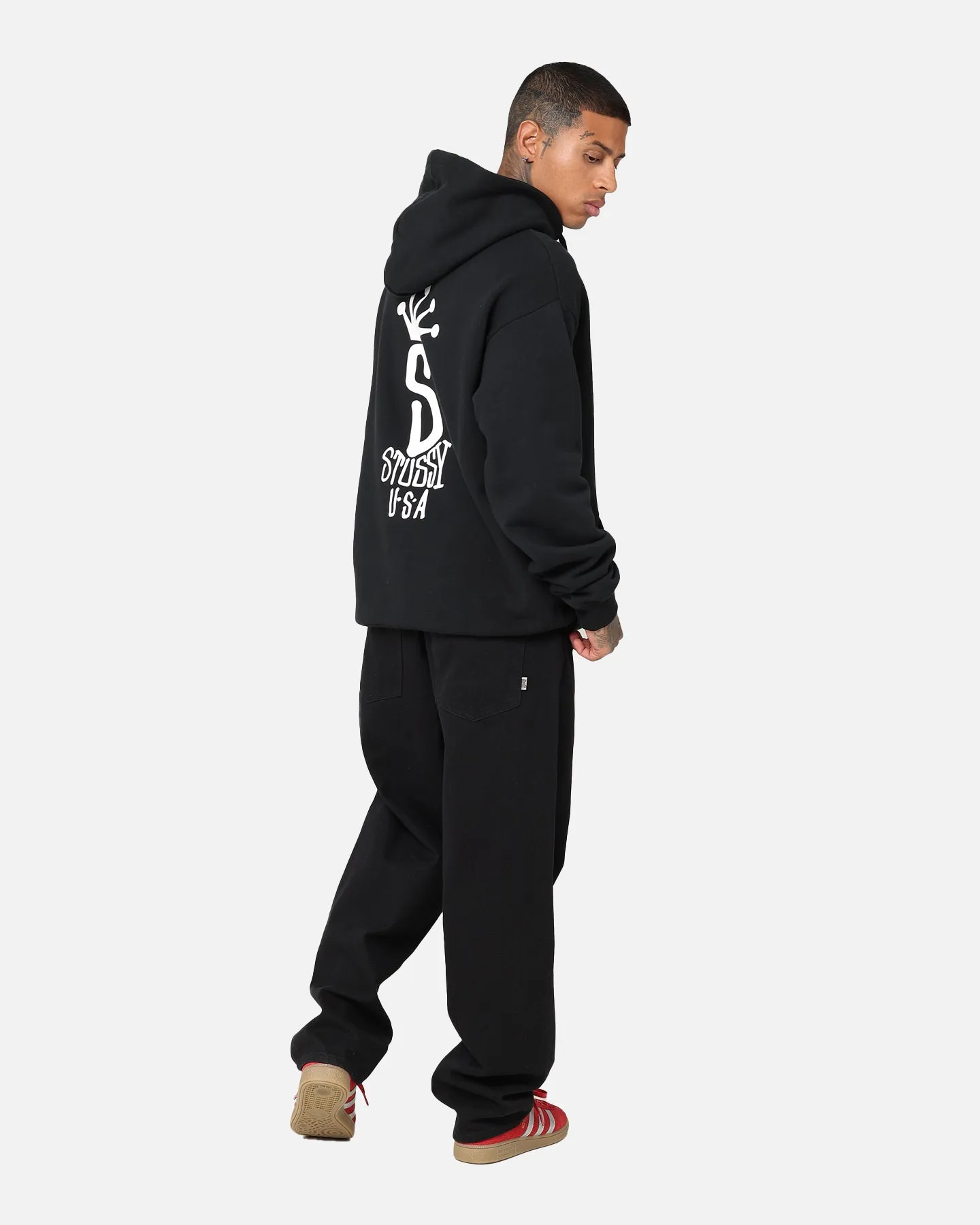 Stussy Big S LCB Hoodie Black