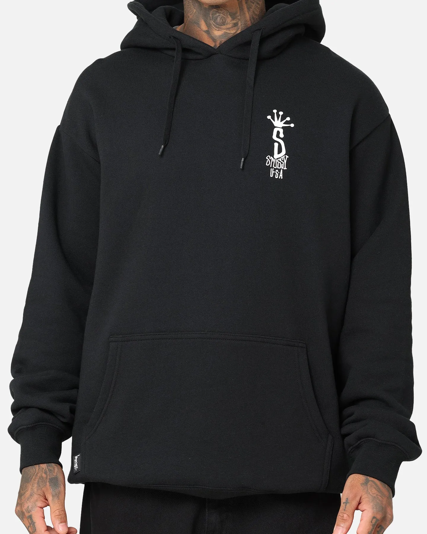 Stussy Big S LCB Hoodie Black