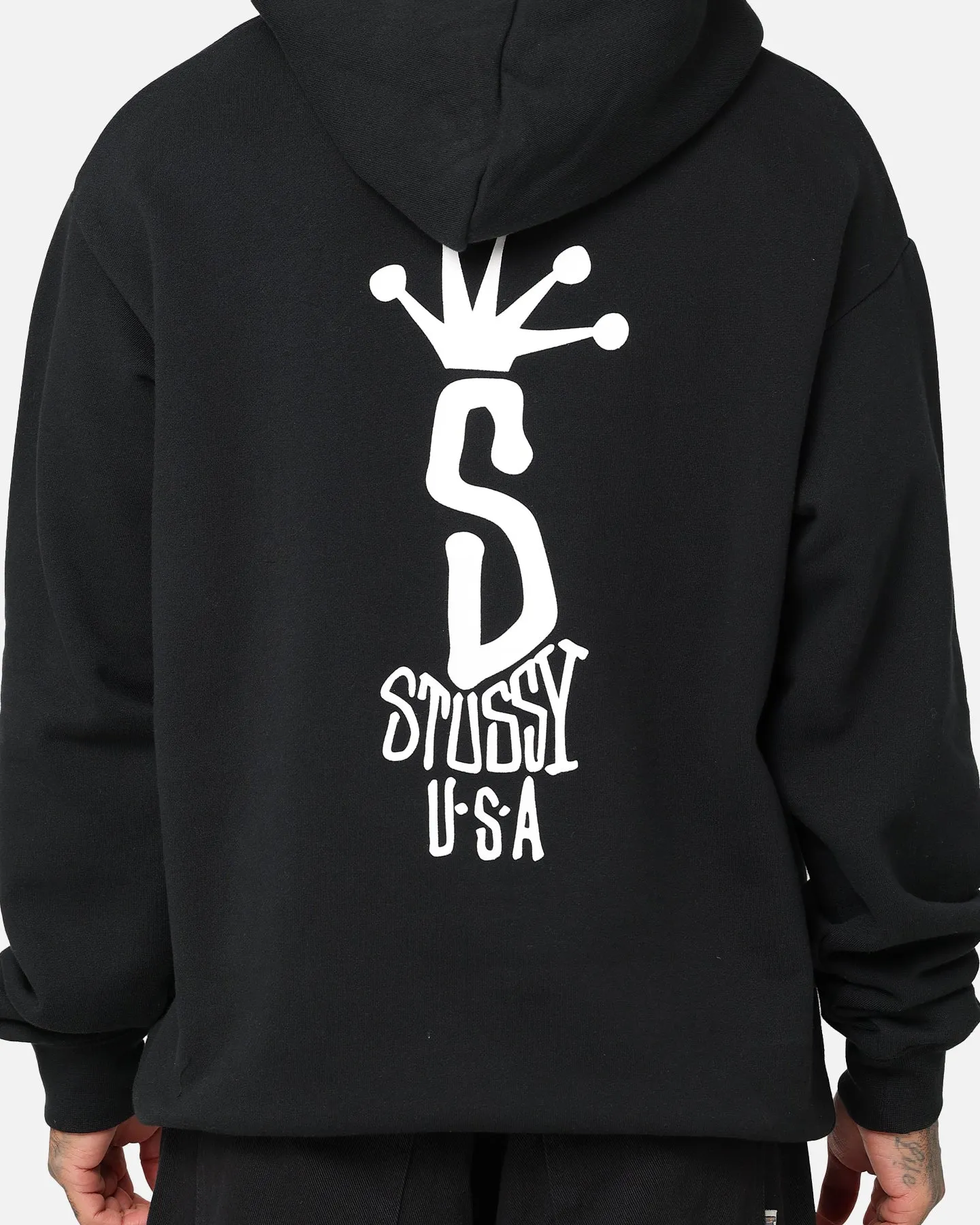 Stussy Big S LCB Hoodie Black