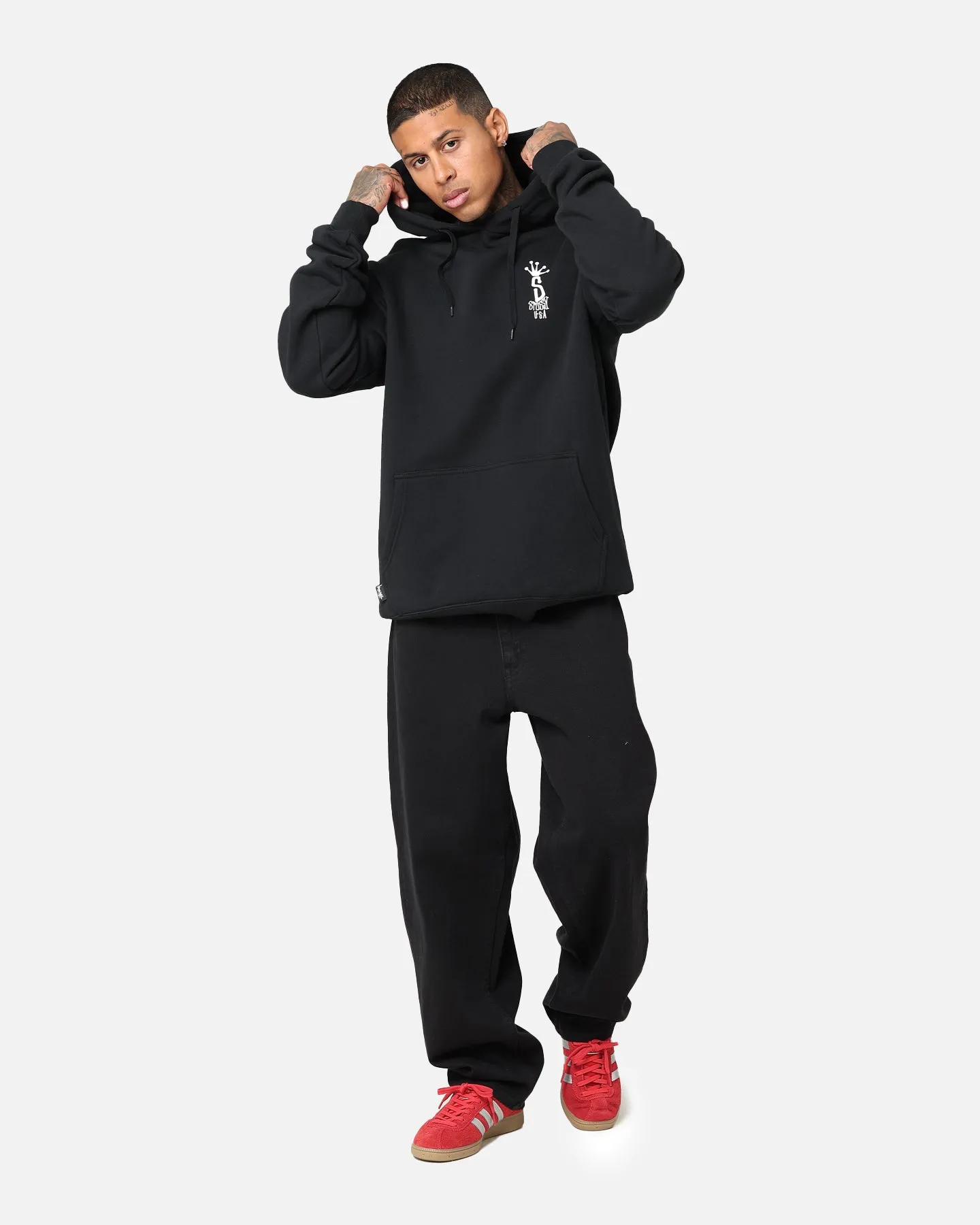 Stussy Big S LCB Hoodie Black