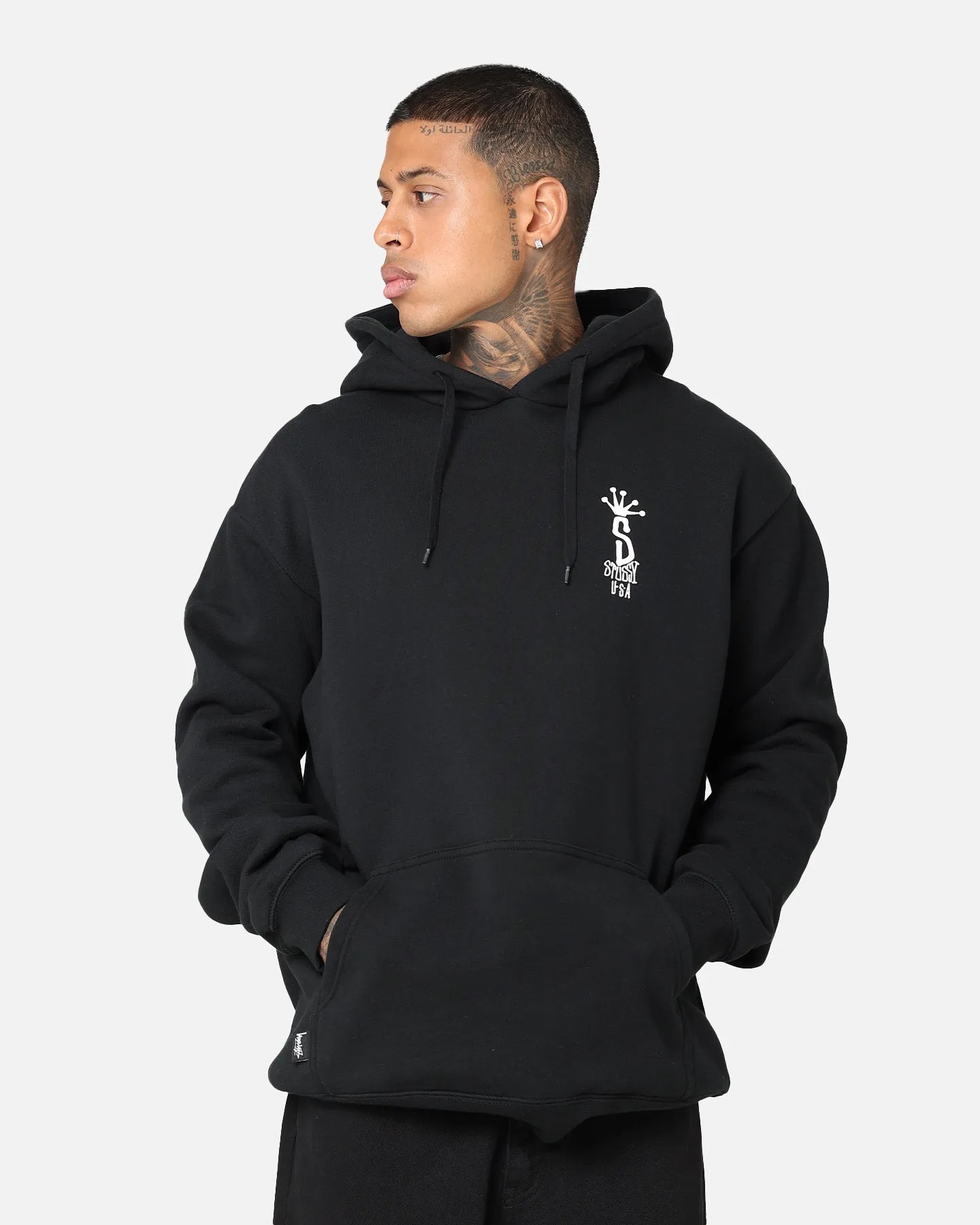 Stussy Big S LCB Hoodie Black