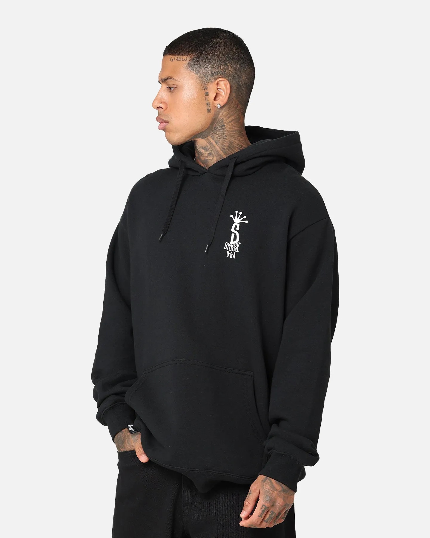 Stussy Big S LCB Hoodie Black