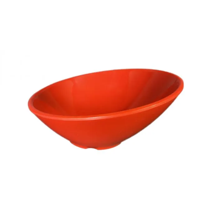 Thunder Group CR804PR 12 oz Cascading Bowl, Melamine, Pure Red - Dozen