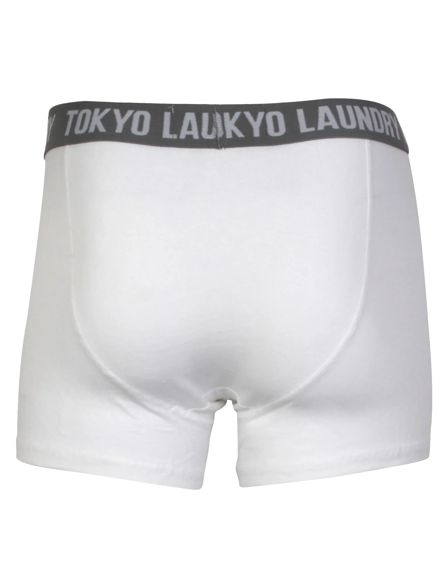 Tokyo Laundry Desoto Cove Sports Boxer Shorts ( 2 Pack) Optic White & Grey