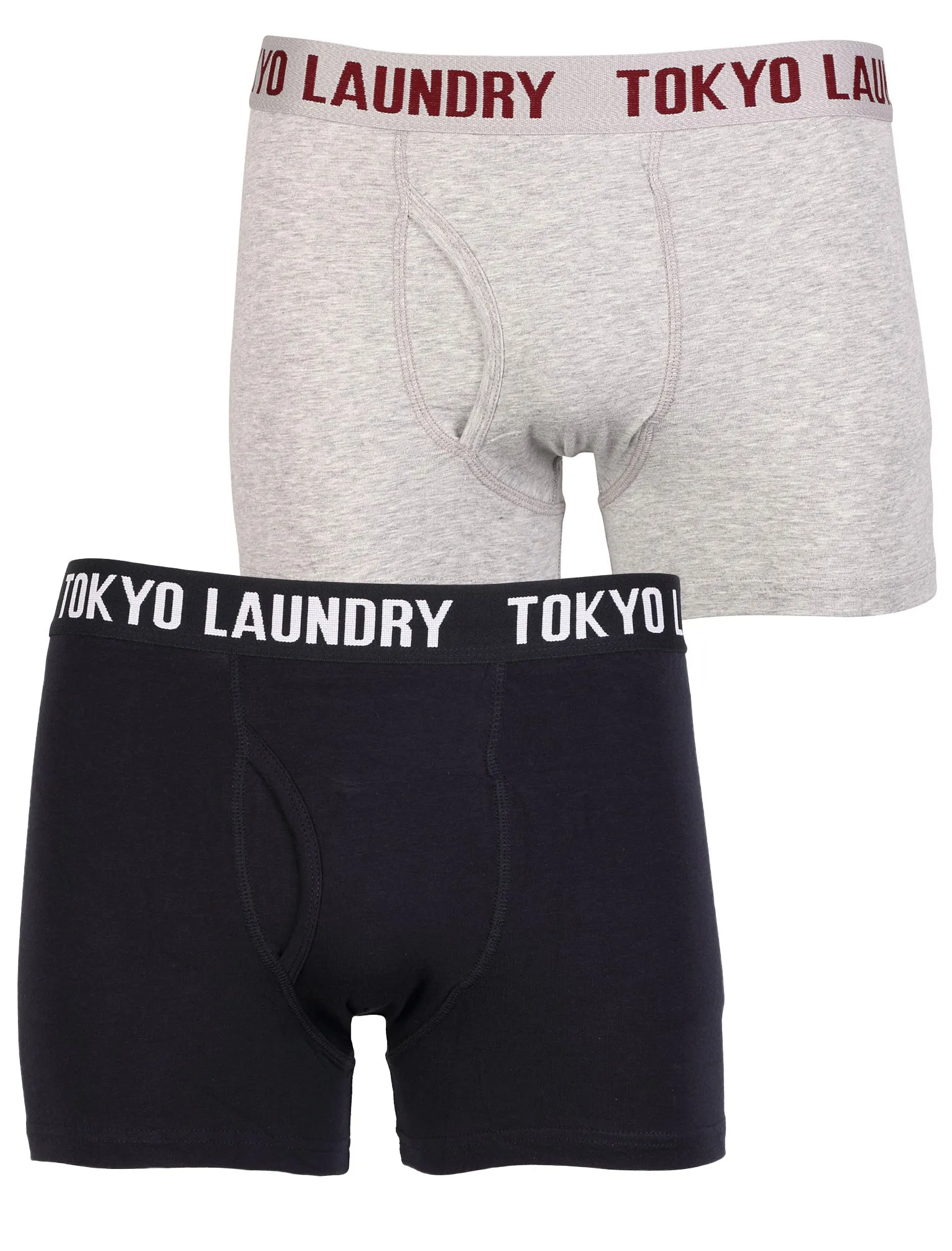 Tokyo Laundry Mount Choovio ( 2 Pack) boxer shorts Light Grey Marl & Dark Navy