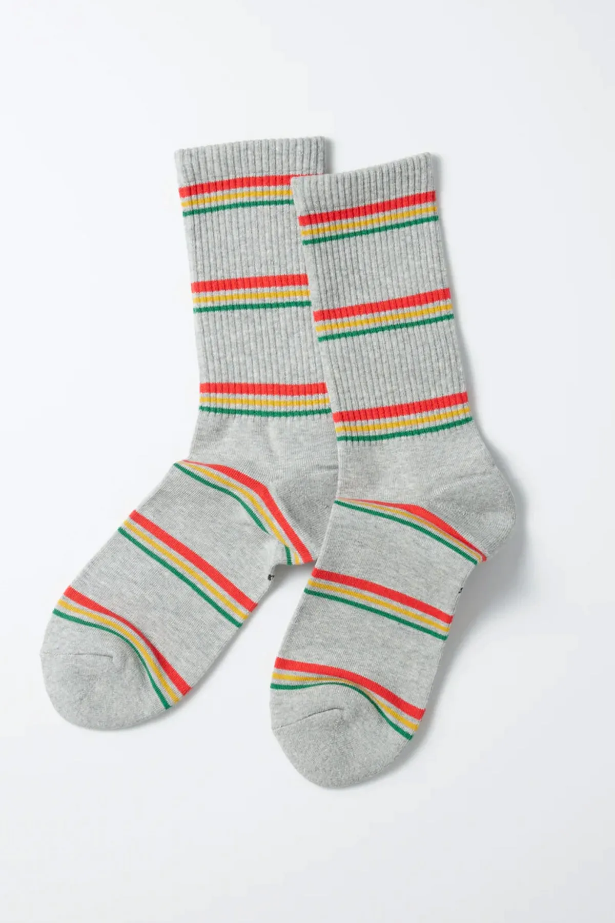 Tri-Stripe Socks - Gray