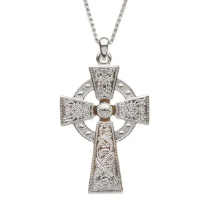 Warrior Shield Cross Necklace