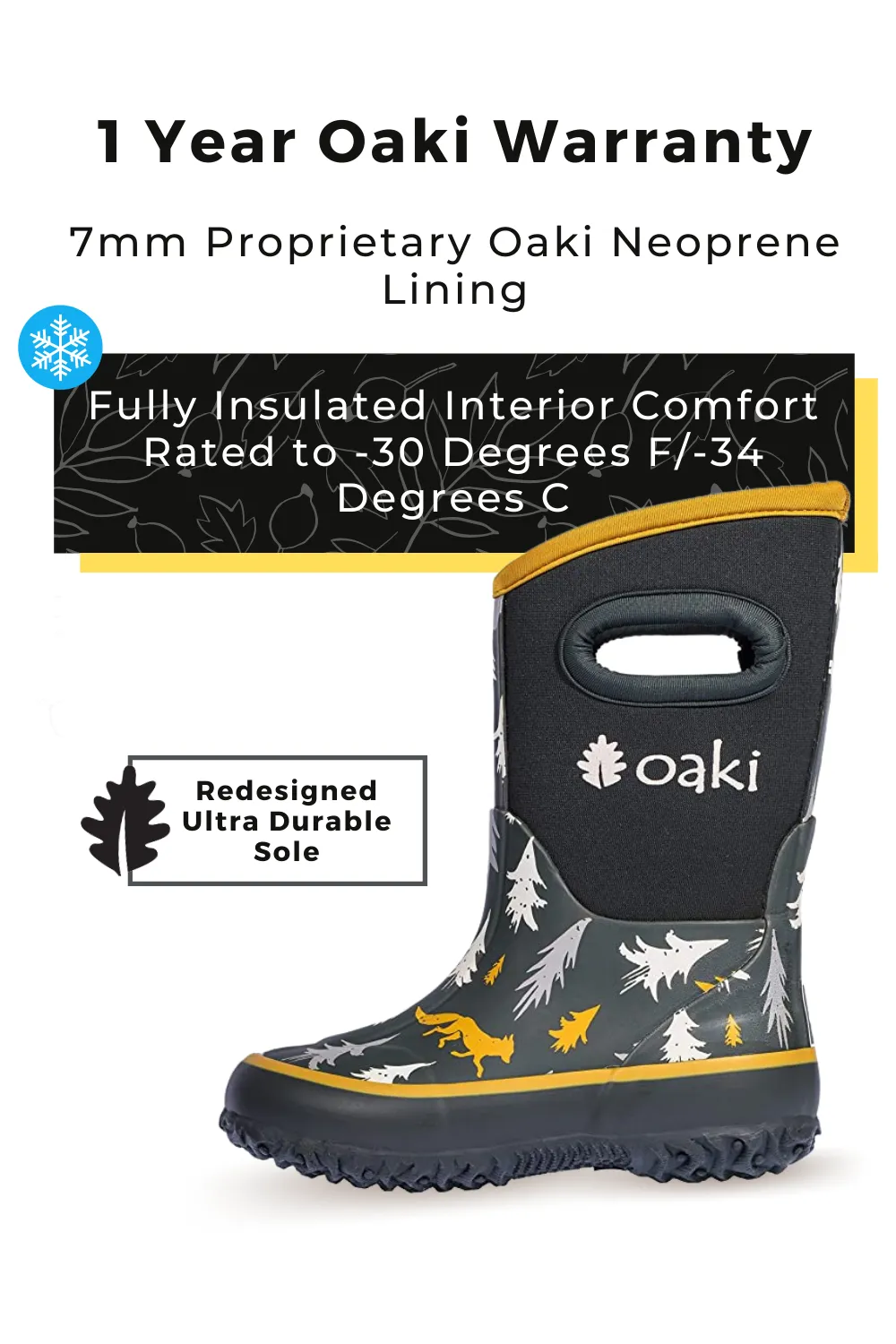 Wildlife Tracker Neoprene Rain/Snow Boots