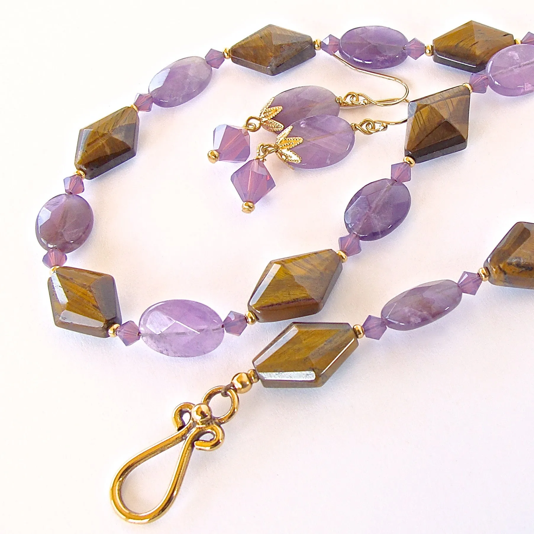 Zenith: Handmade Amethyst Necklace Set