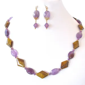 Zenith: Handmade Amethyst Necklace Set