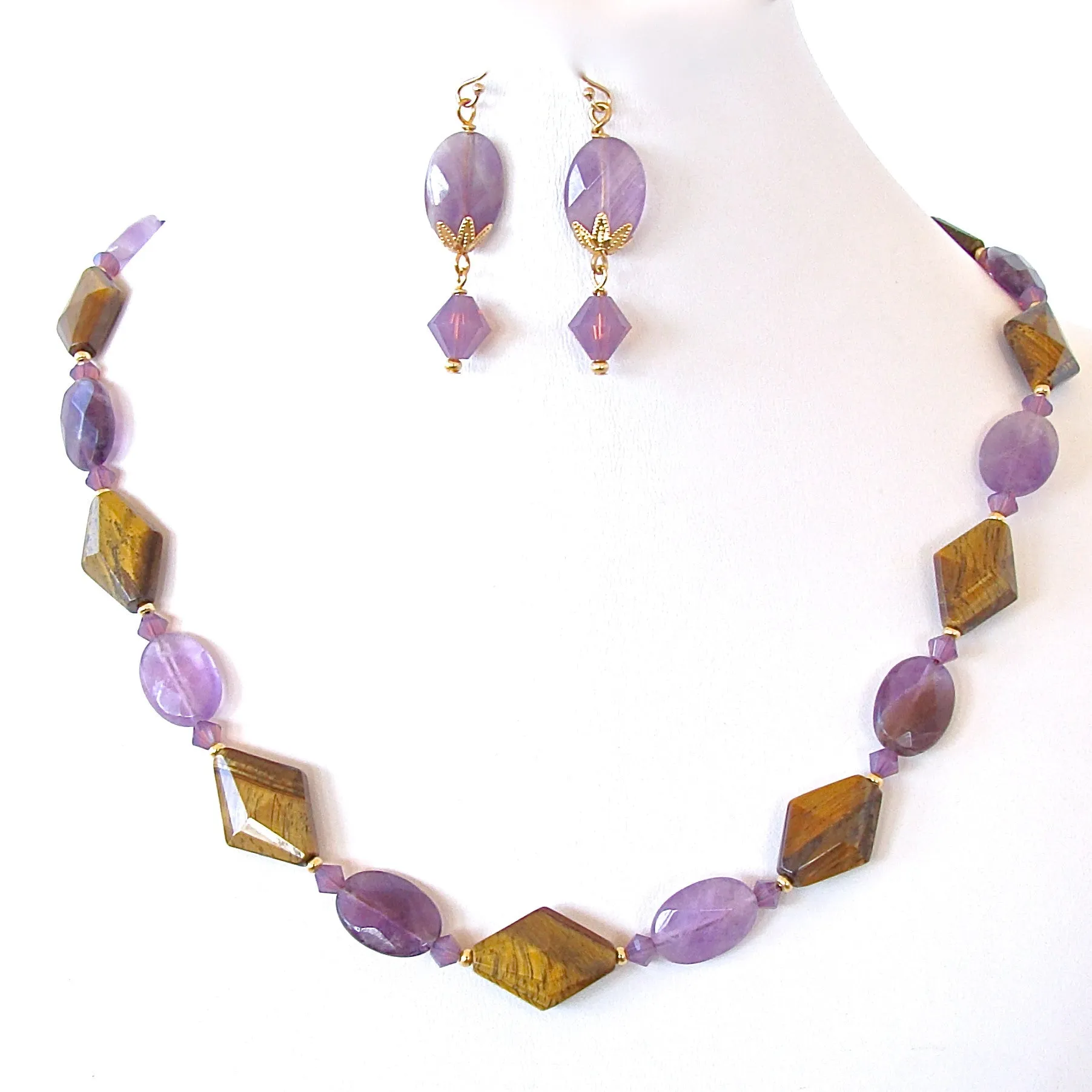 Zenith: Handmade Amethyst Necklace Set