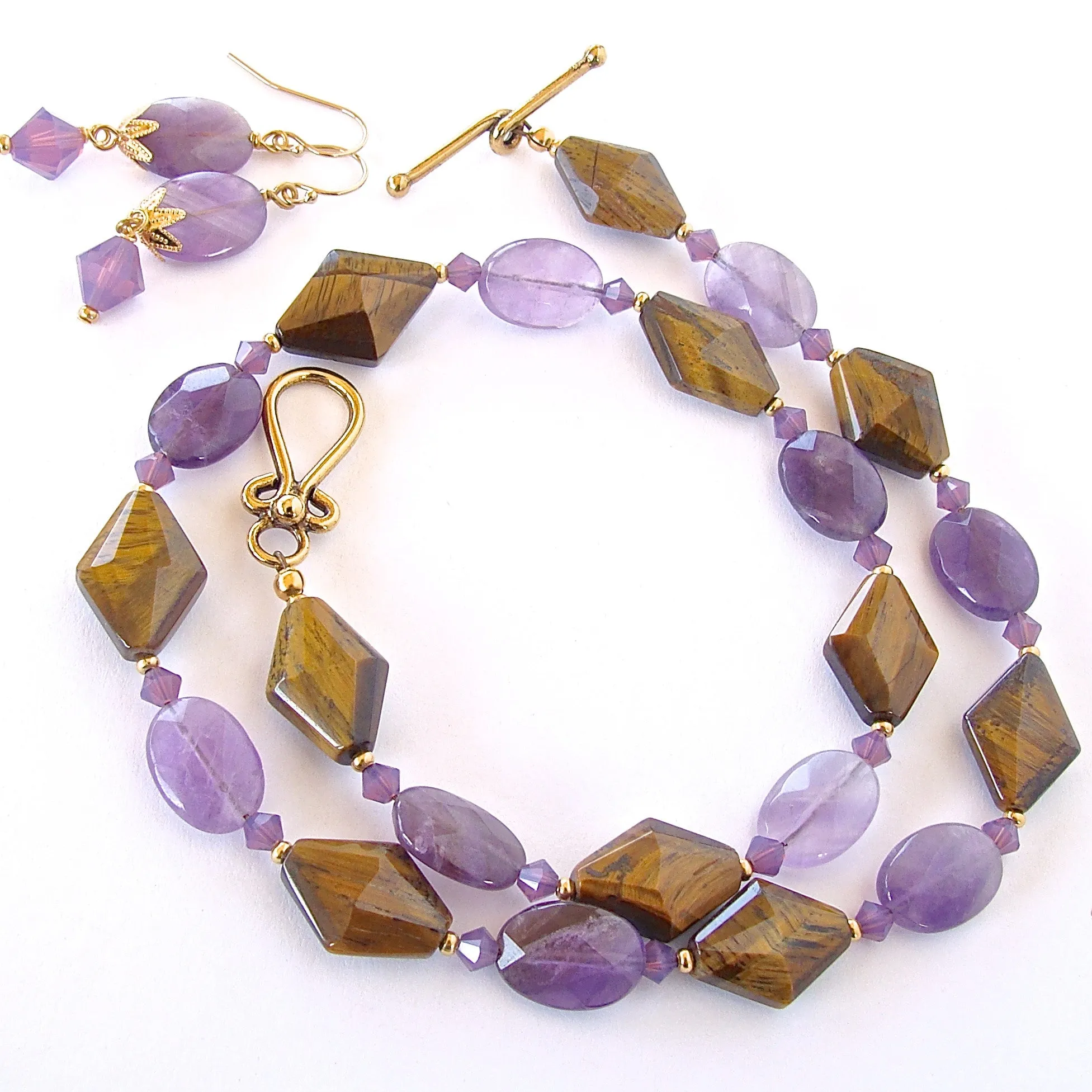 Zenith: Handmade Amethyst Necklace Set